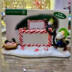 Department 56 Village Peppermint Sign